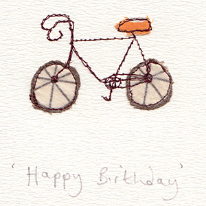 racing bike handmade card