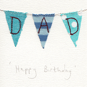 dad bunting handmade card