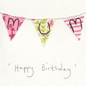 mum bunting handmade card