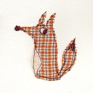 tweedy fox handmade card