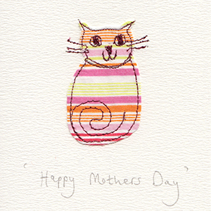 mothers day cat handmade card