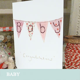 handmade baby cards range