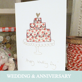 handmade wedding and anniversary cards range