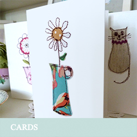 a group of Dawn Ireland handmade cards